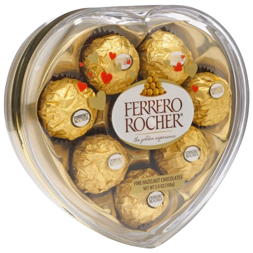 Fine Hazelnut Chocolates - Valentine's Day Heart