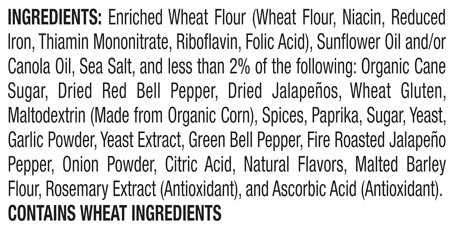 Fire Roasted Jalapeño Pita Chips (7.33 oz) - Image 3