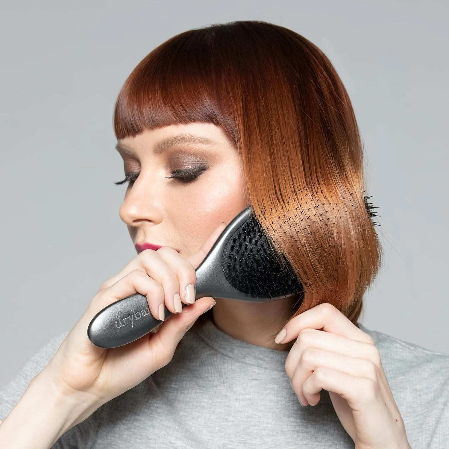 Flat Mate Boar Bristle Hair Brush - Image 4