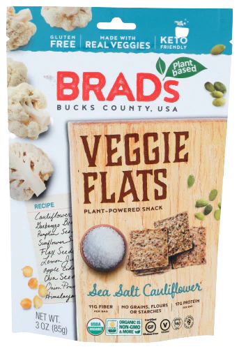 Organic Sea Salt Cauliflower Veggie Flats