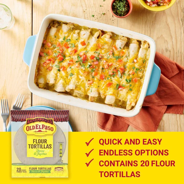 Flour Tortillas Family Size (20 CT) - Image 3