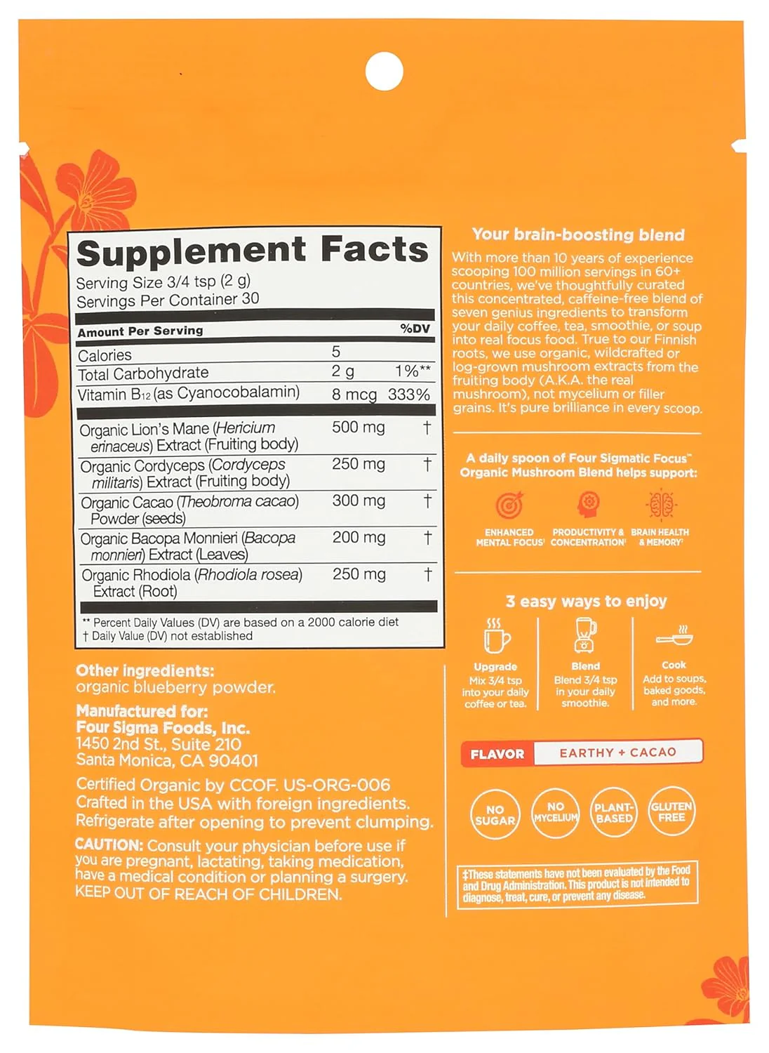 Organic 7 Superfoods Adaptogen Blend Mix - Image 3