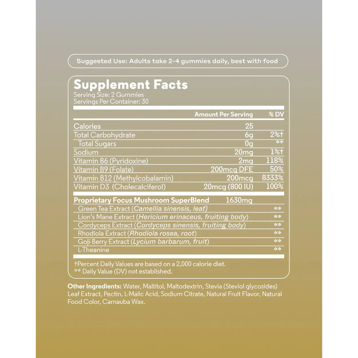 Focus Mushroom Gummy Delights - Peach - Image 5
