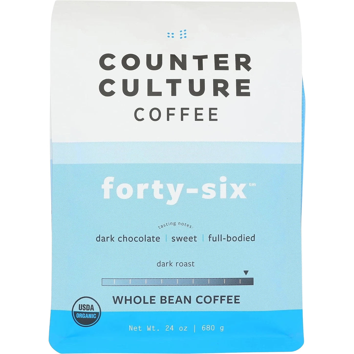 Forty Six Dark Roast Whole Bean Coffee (24 oz)