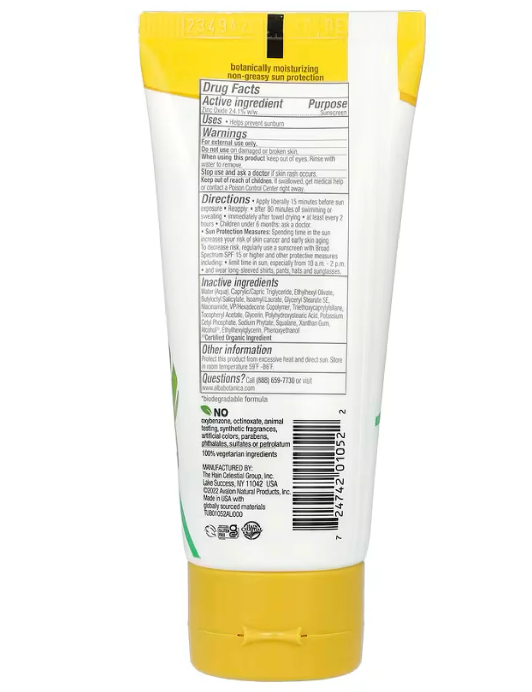 Fragrance Free Mineral Sunscreen Lotion, SPF 50 - Image 2