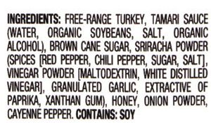 Free-Range Turkey Jerky Sriracha Honey (12 Pack) - Image 4