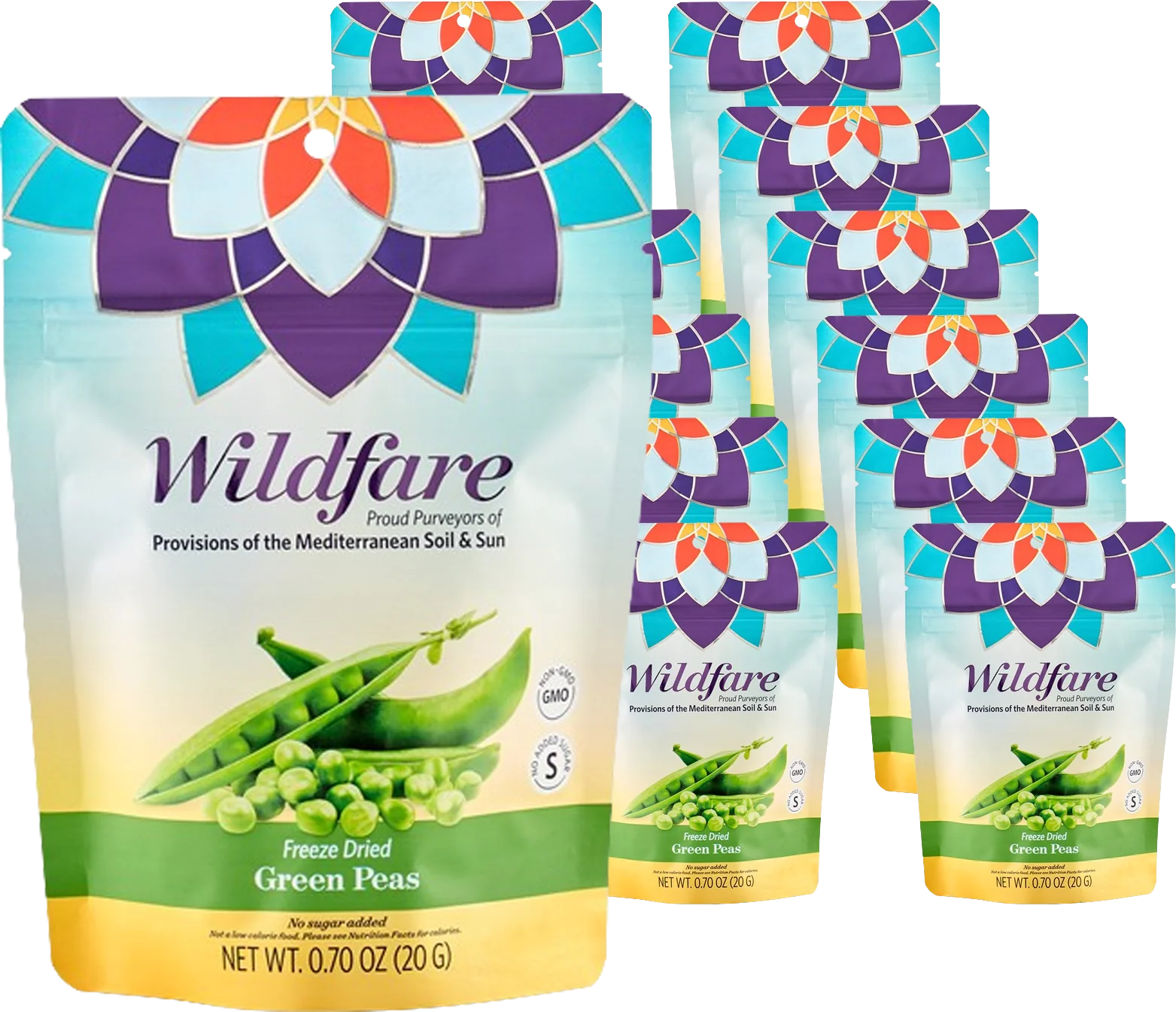 Freeze Dried Green Peas (12 Pack)