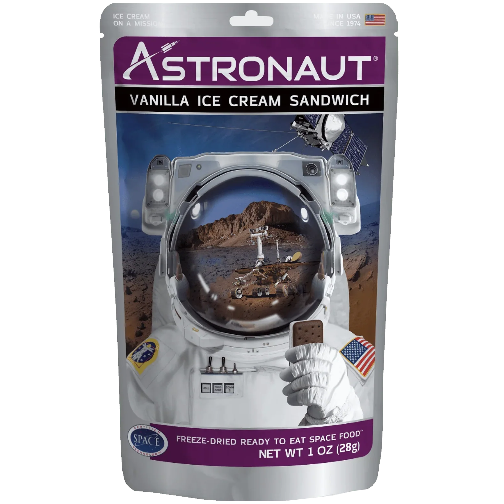 Freeze-Dried Vanilla Ice Cream Sandwich