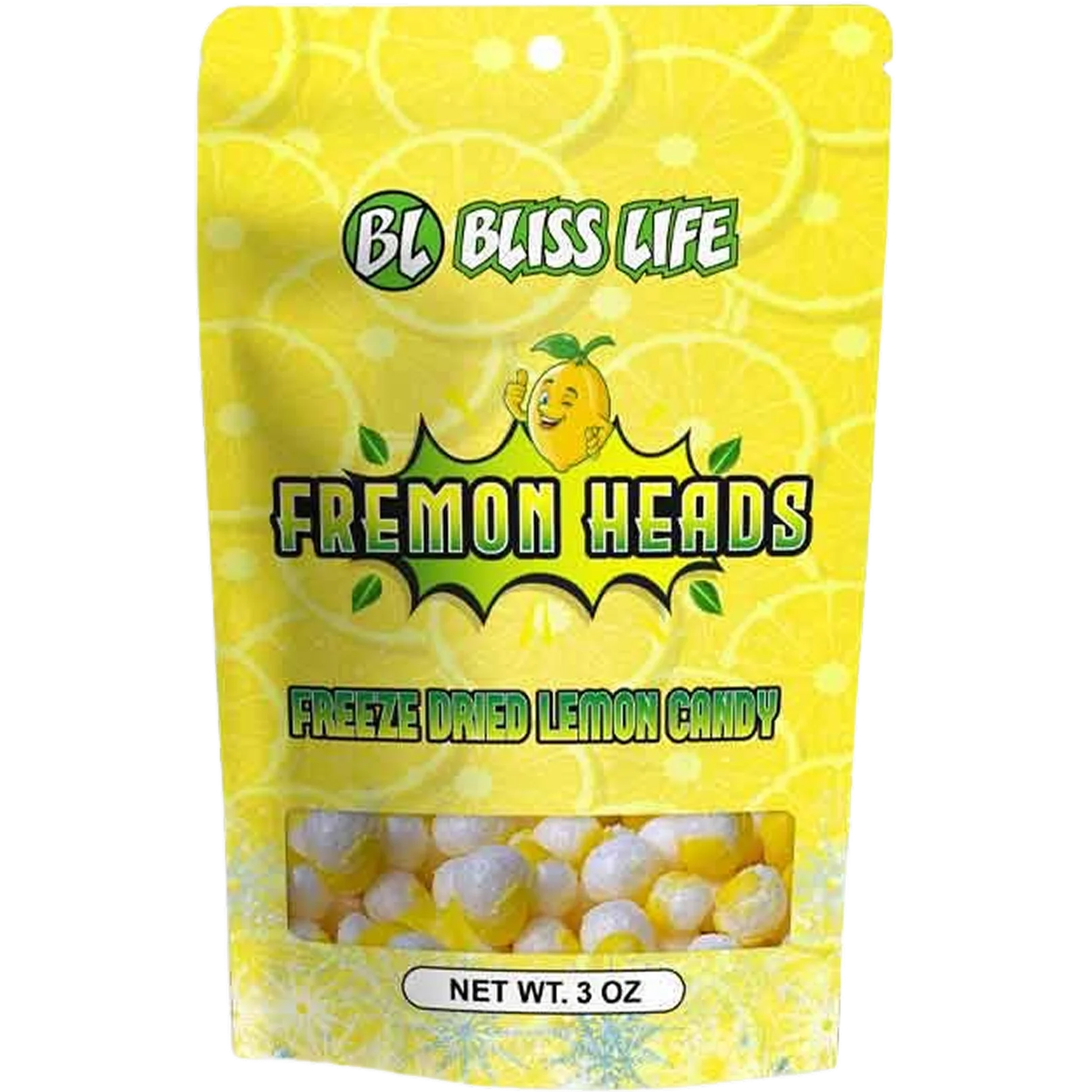Fremon Heads Freeze-Dried Lemon Candy