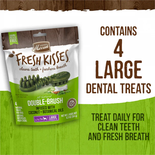 Fresh Kisses Coconut Large Brush for Dogs - Image 3