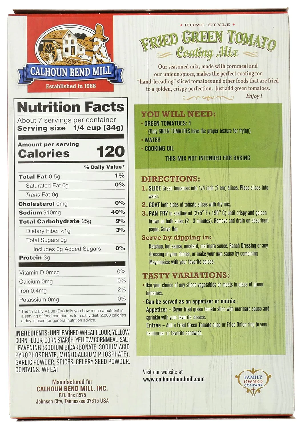 Fried Green Tomato Coating Mix - Image 2