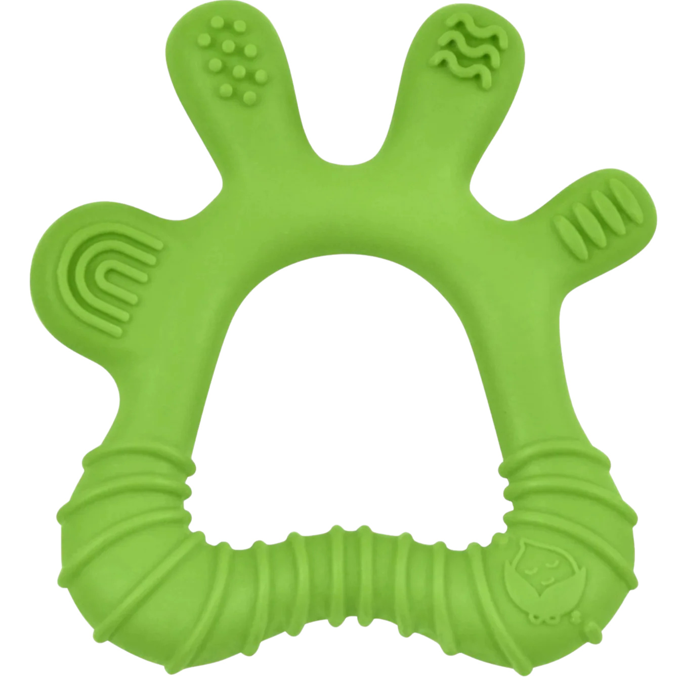 Front & Side Teether - Green