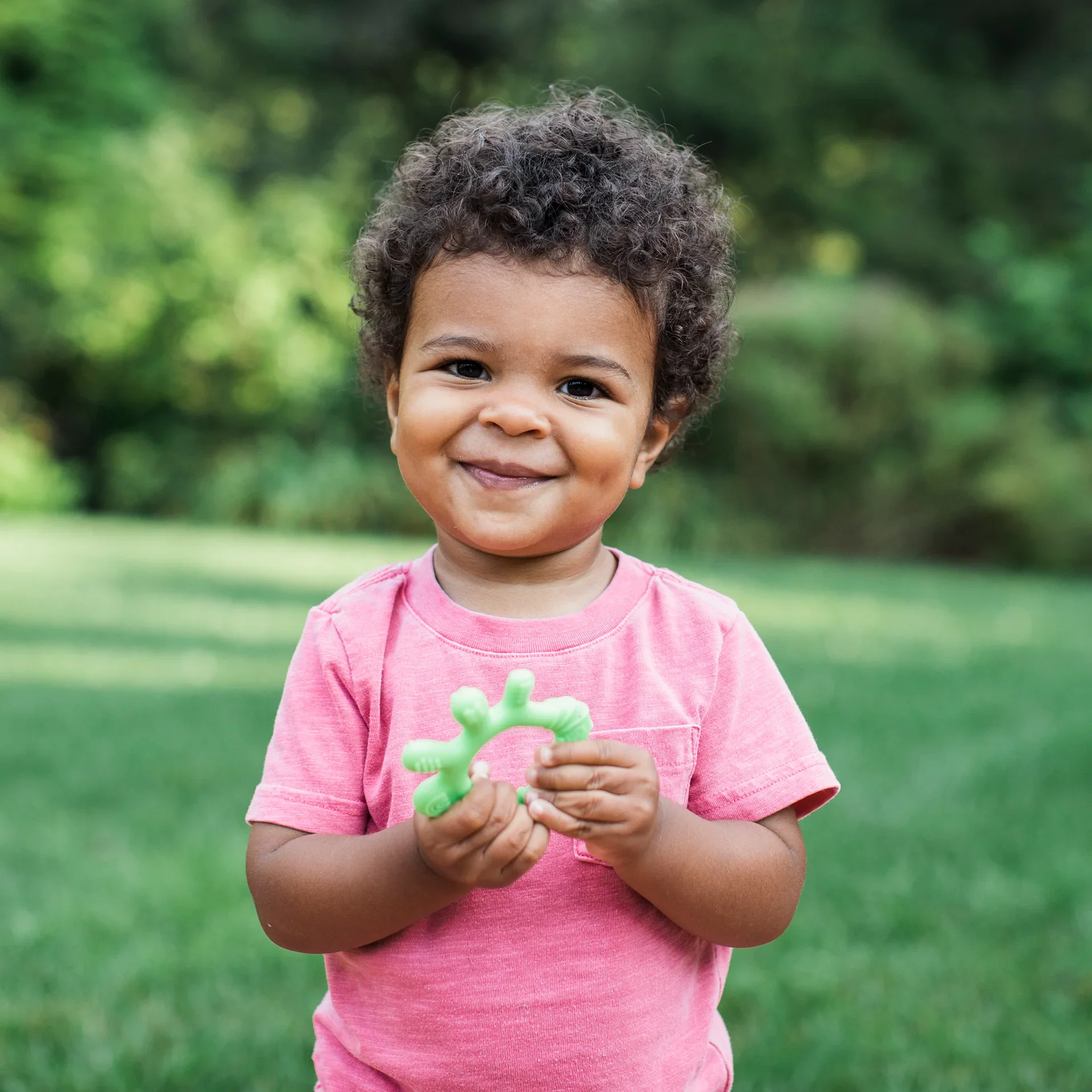 Front & Side Teether - Green - Image 2