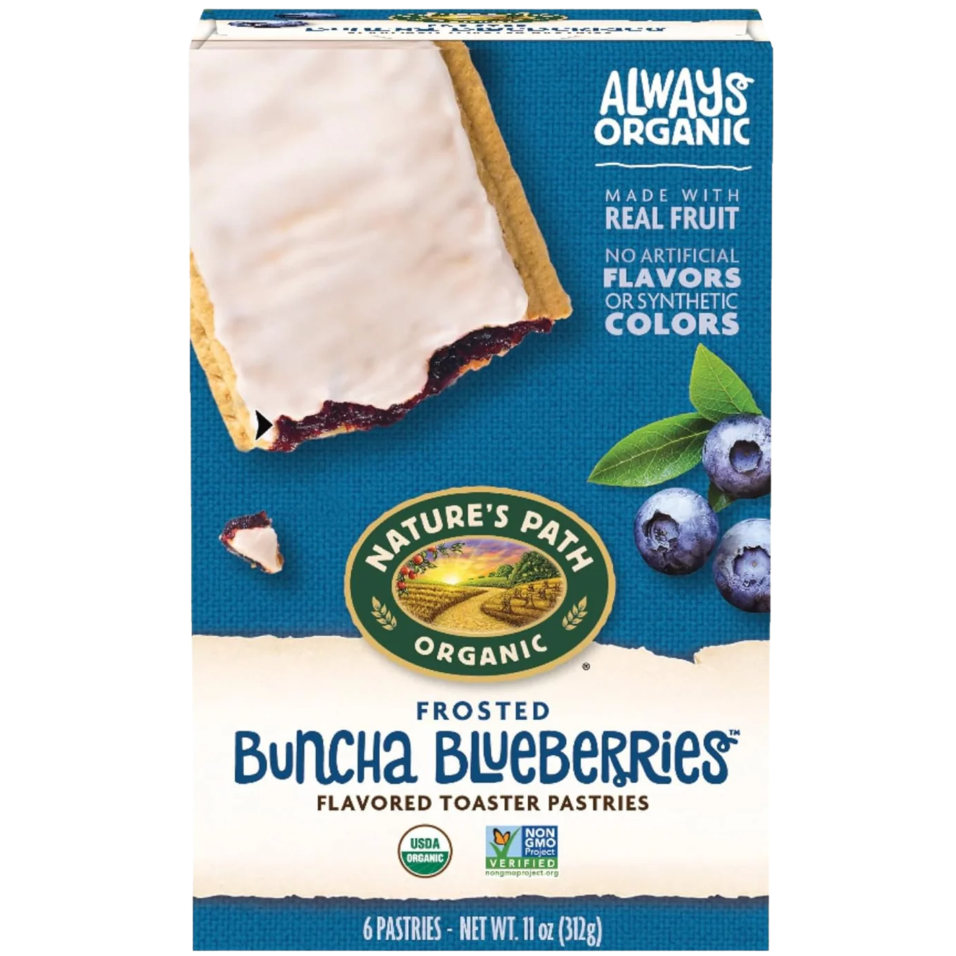Frosted Buncha Blueberries Toaster Pastries