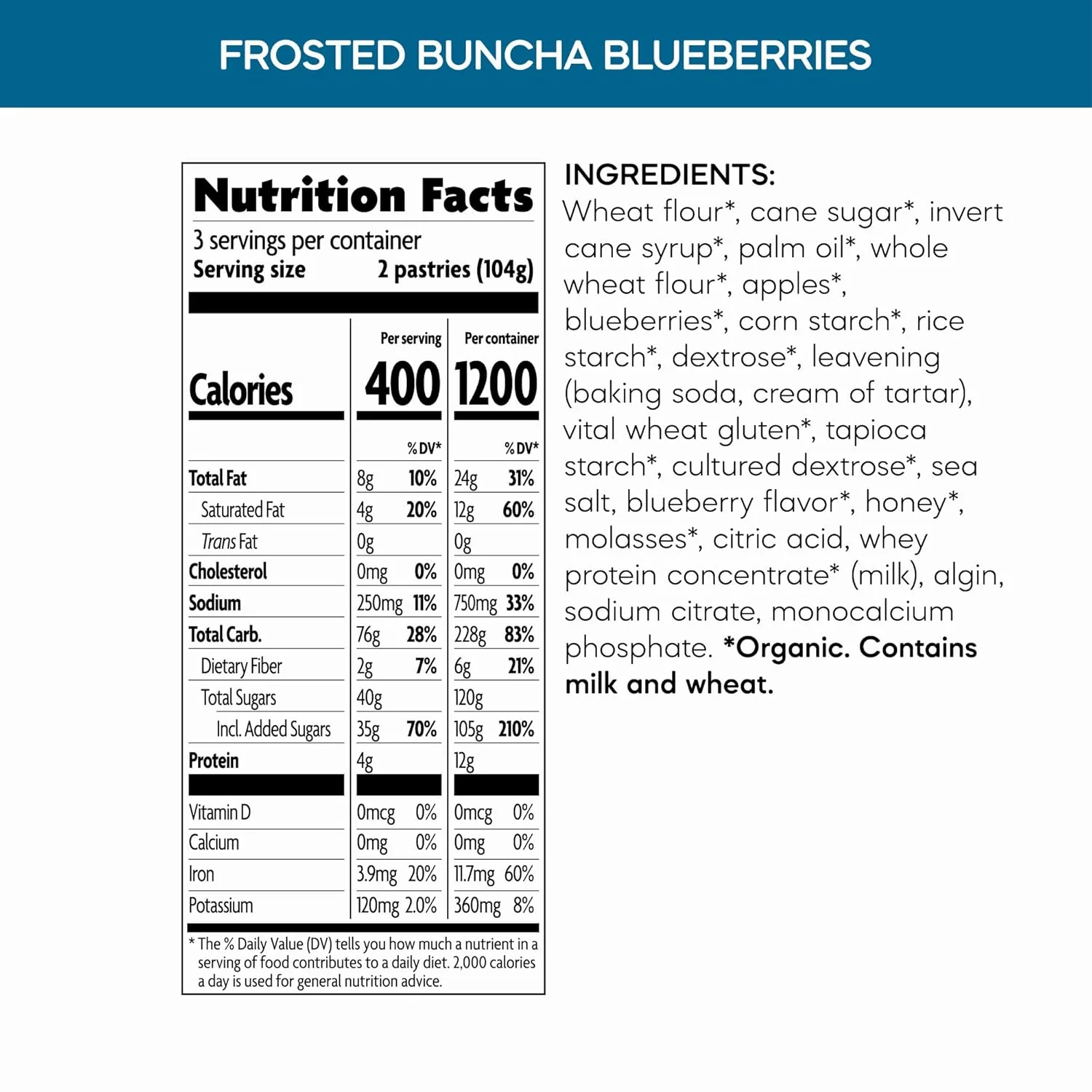 Frosted Buncha Blueberries Toaster Pastries - Image 4