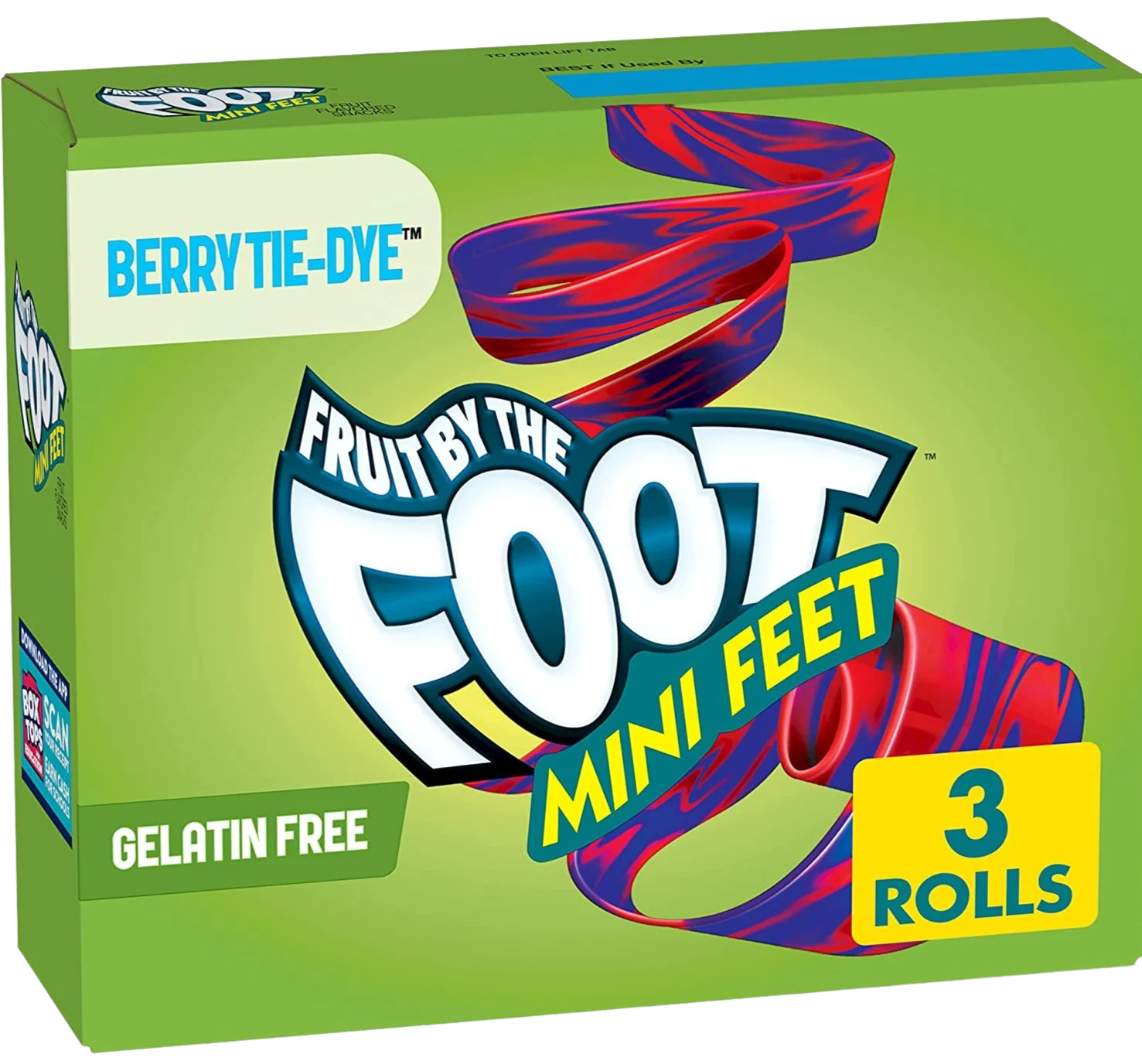 Fruit By The Foot Minis Berry Tie Dye 3CT
