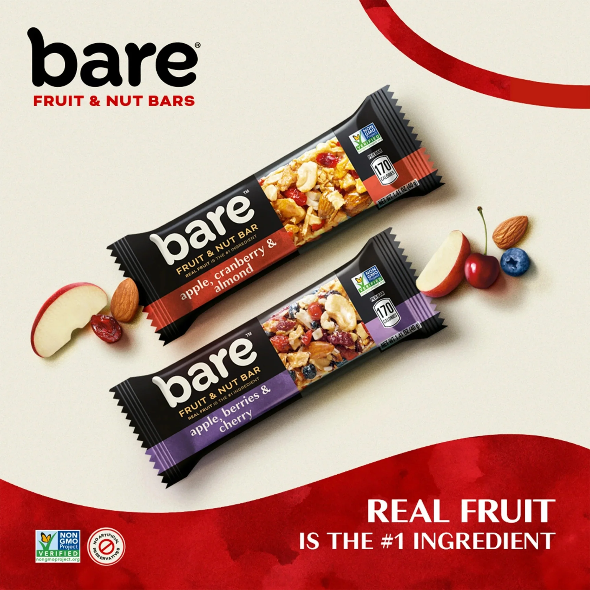 Fruit & Nut Bar - Apple, Cranberry & Almond (5 CT) - Image 5