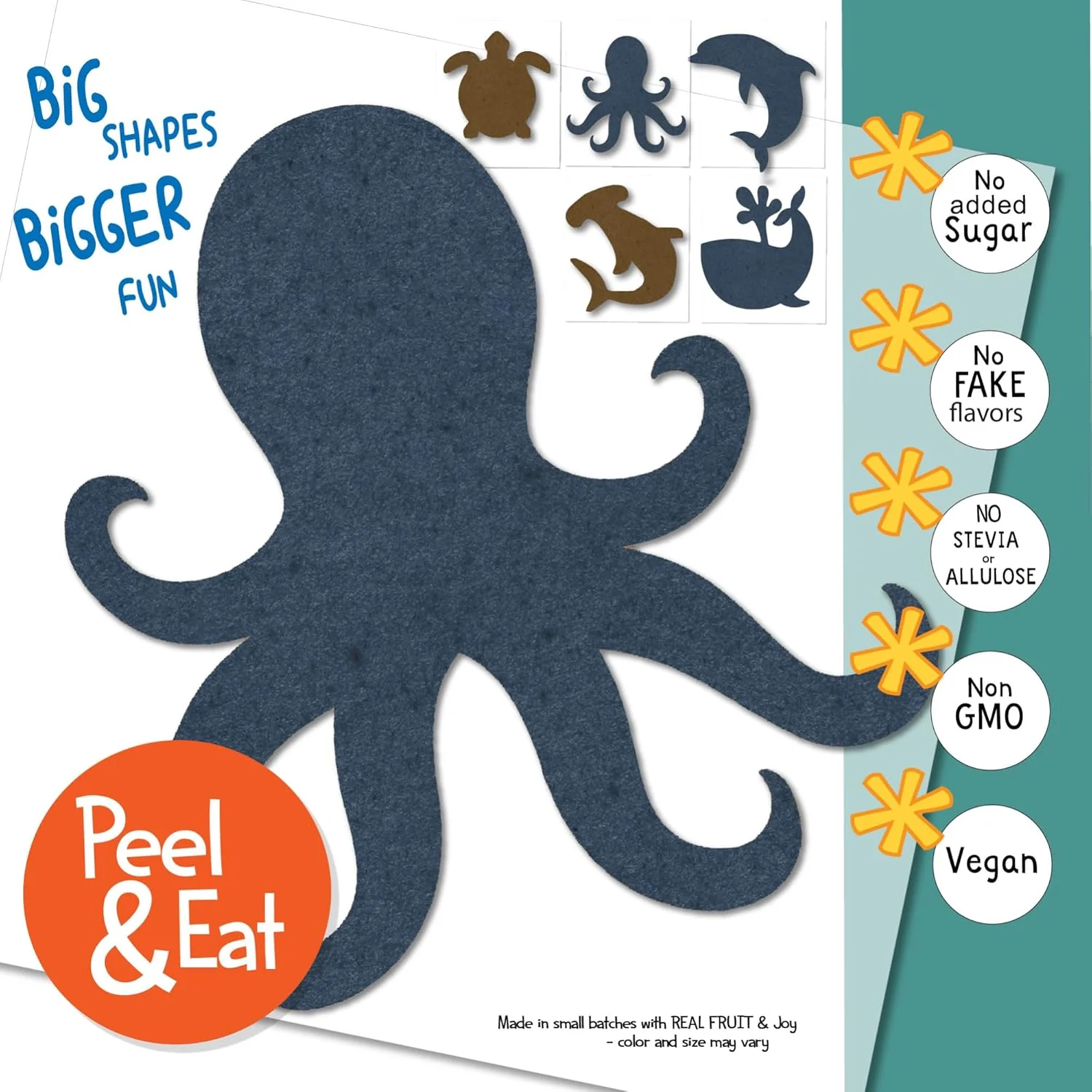 Banana Blueberry Sea Creatures Fruit Stickers - Image 3