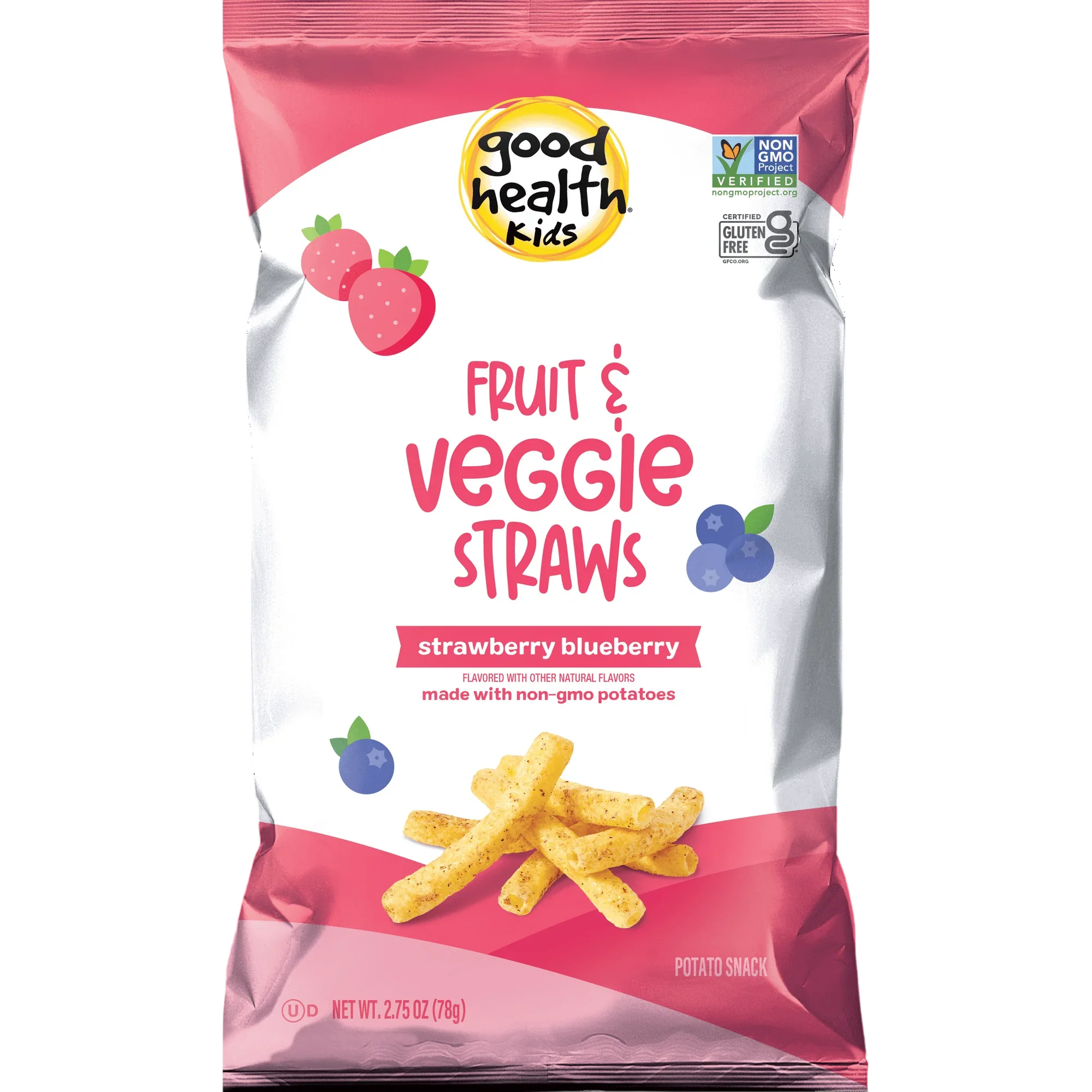 Fruit & Veggie Straws - Strawberry Blueberry (5 CT) - Image 2
