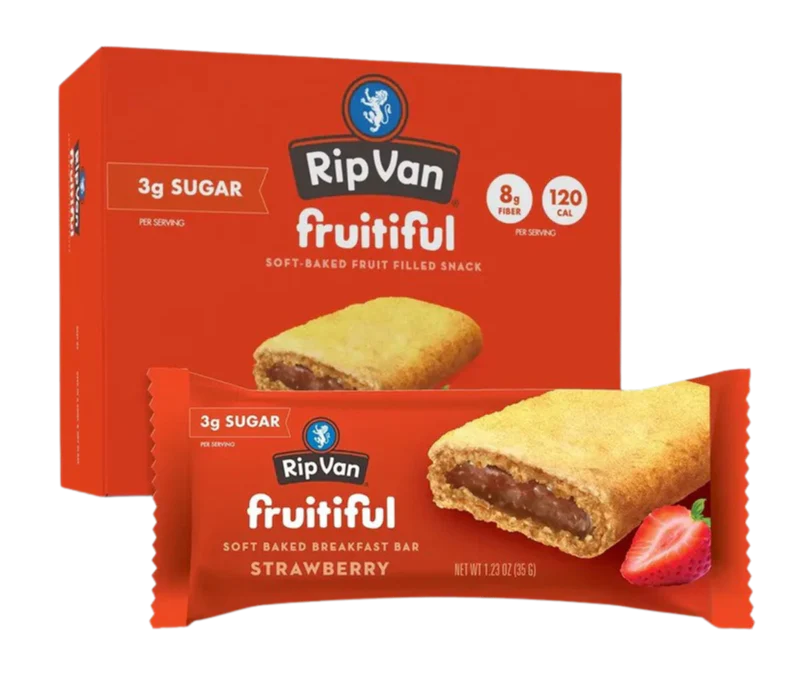 Fruitful - Soft Baked Breakfast Bar - Strawberry (12 CT)