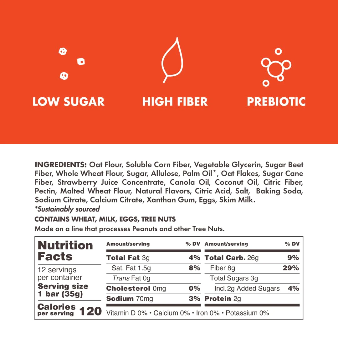 Fruitful - Soft Baked Breakfast Bar - Strawberry (12 CT) - Image 4