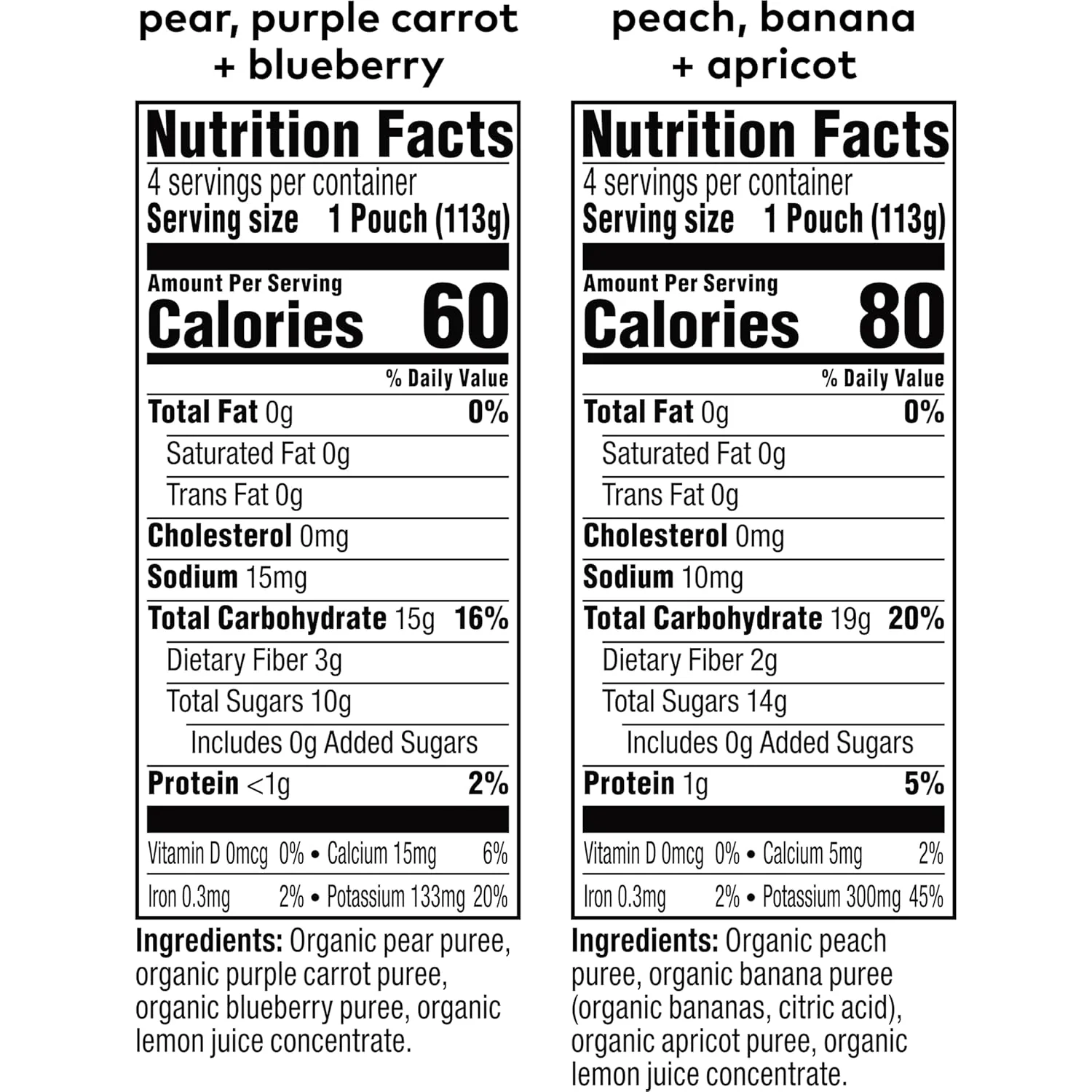 Fruits & Veggie Blends Organic Baby Food (8 Pack) - Image 5