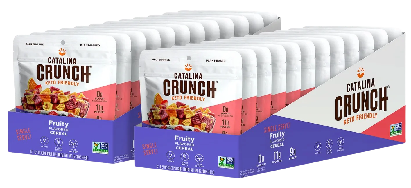 Fruity Keto Cereal Single Serve Bags (24 Pack)