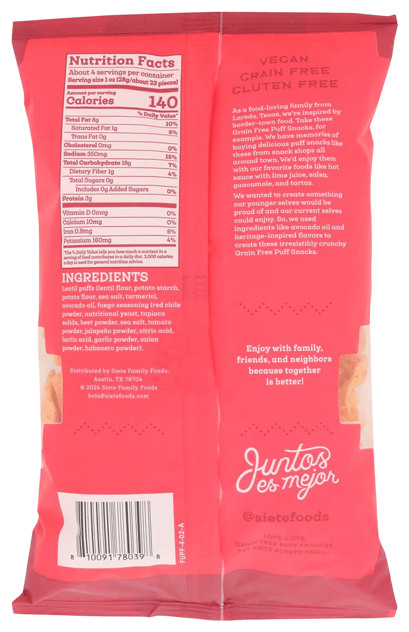 Fuego Lentil Puffs - Image 3