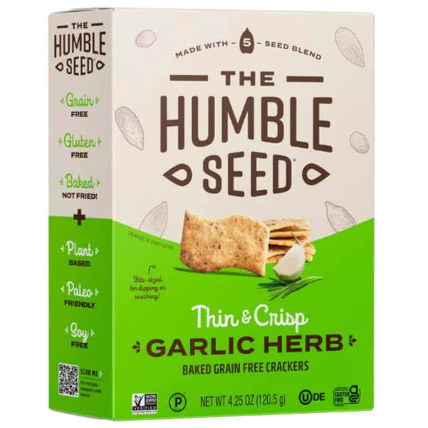 Garlic Herb Grain-Free Crackers