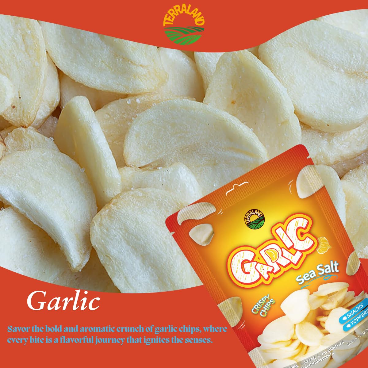 Garlic Sea Salt Chips (8 Pack) - Image 3