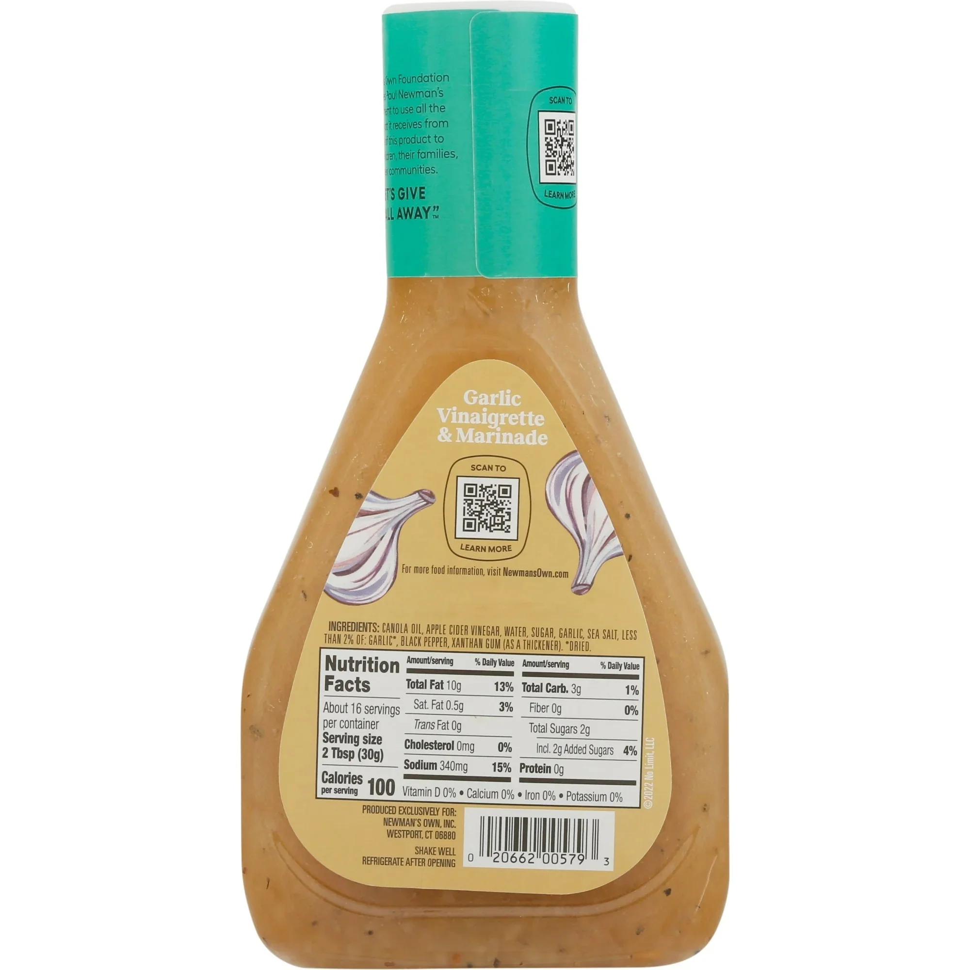 Garlic Vinaigrette & Marinade Salad Dressing - Image 2