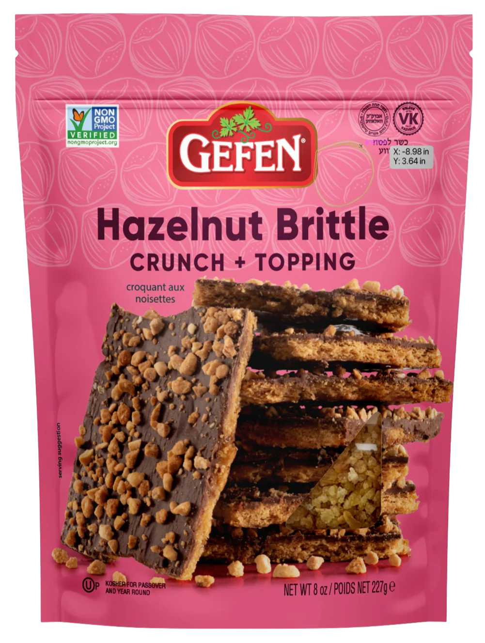 Hazelnut Brittle Crunch & Topping
