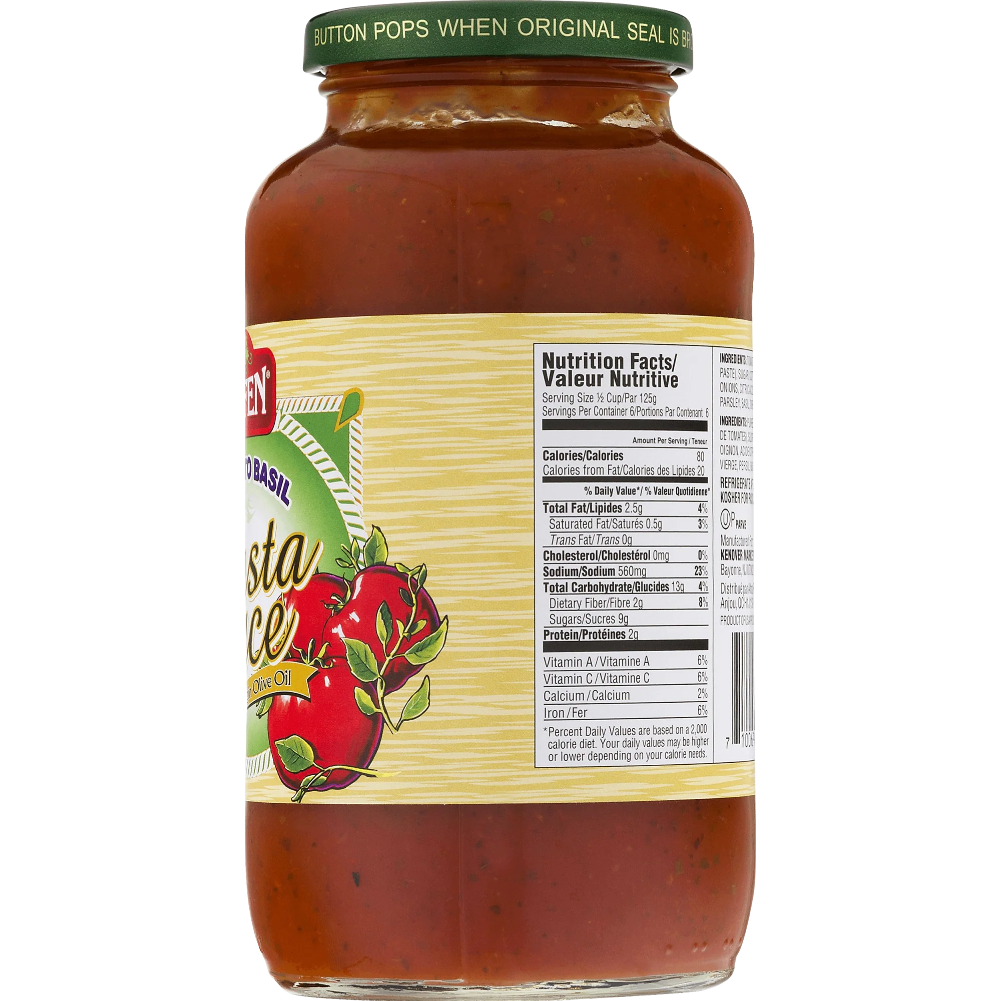 Pasta Sauce With Fresh Basil - Image 2
