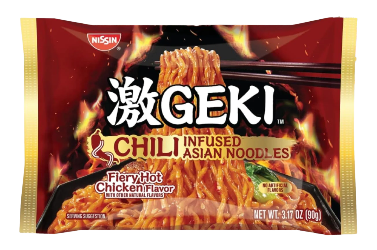 Geki Fiery Hot Chicken Asian Noodles (12 Pack) - Image 2