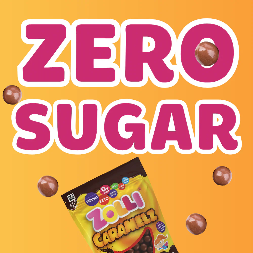Gemz Zero Sugar Milk Chocolate Covered Caramel - Image 2