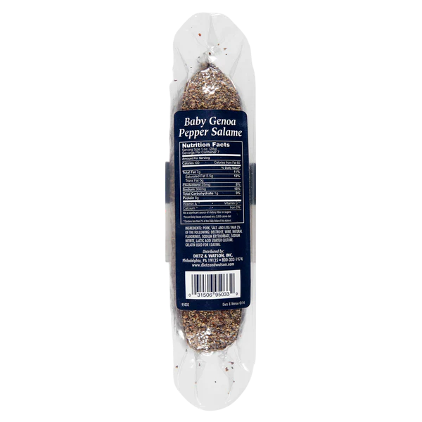 Genoa Pepper Salami Chub - Image 2