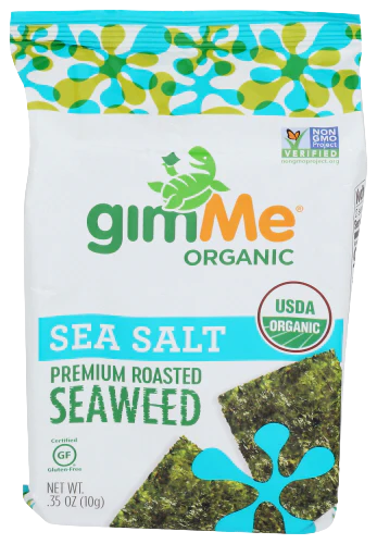 Organic Seaweed Chips With Sea Salt