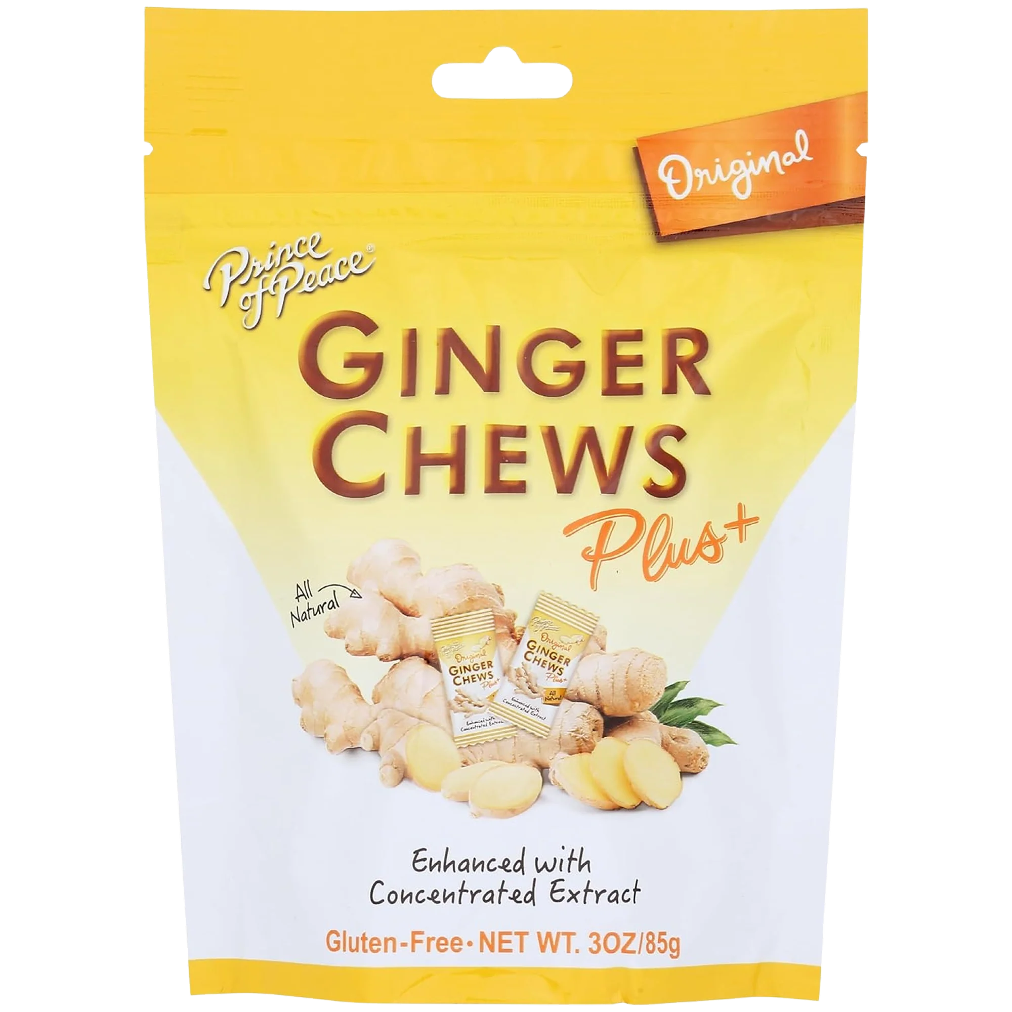 Ginger Chews Plus Original (6 Pack)