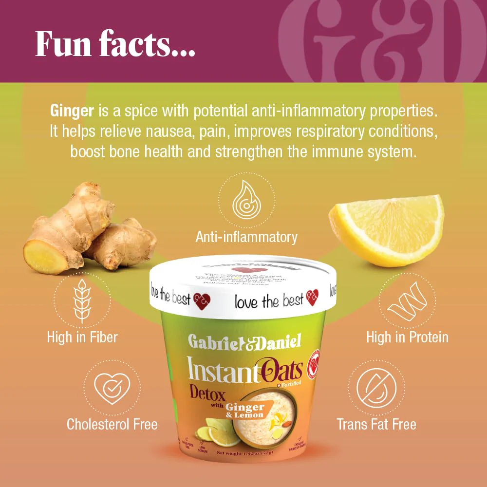 Ginger Lemon Instant Oatmeal - Image 2