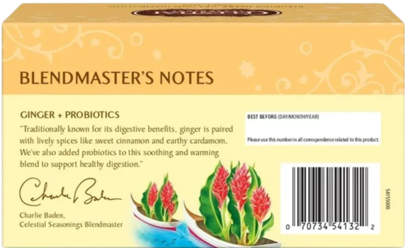 Ginger & Probiotic Herbal Tea - Image 2