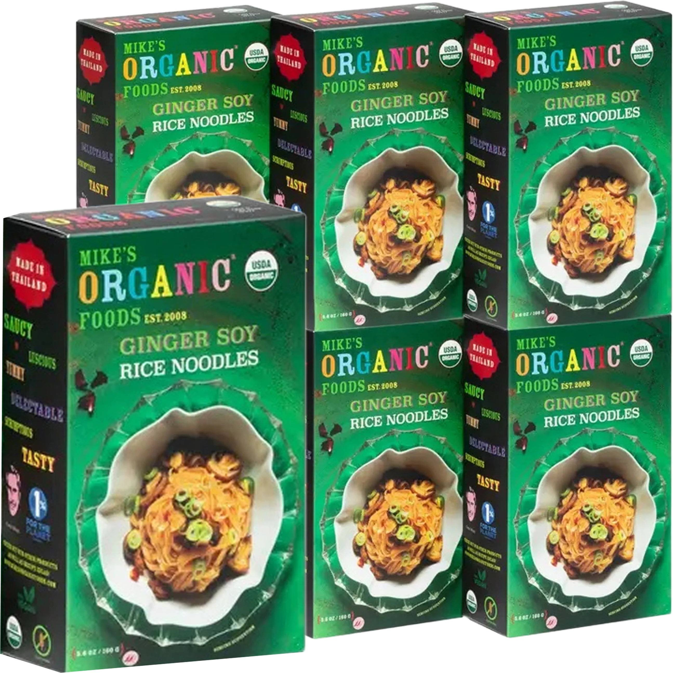 Ginger Soy Sauce Noodles (6 Pack)
