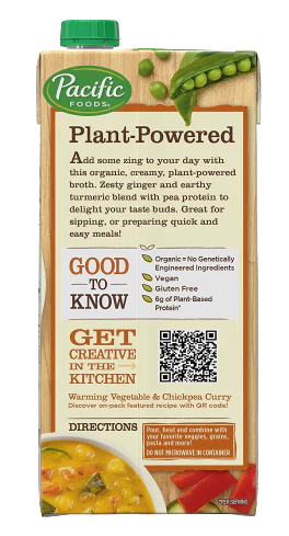 Ginger & Turmeric Organic Creamy Plant-Based Broth - Image 2