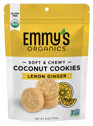 Lemon Ginger Coconut Cookies