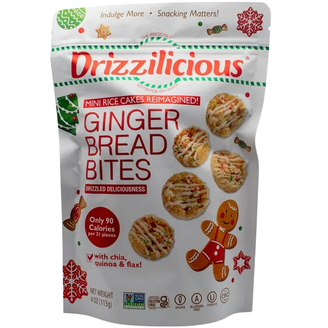 Gingerbread Bites Mini Rice Cakes - Image 4