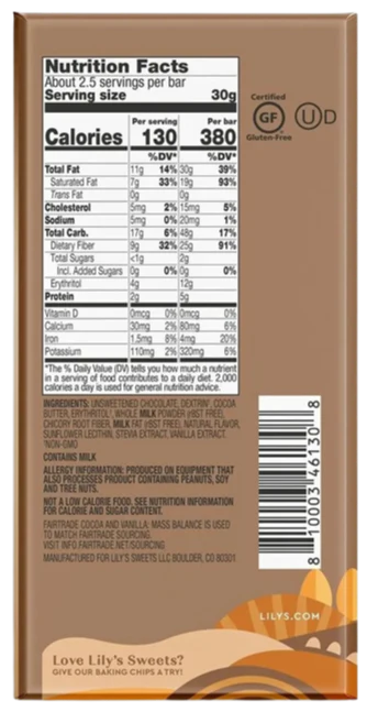 Gingerbread Milk Chocolate Style Bar - Image 2
