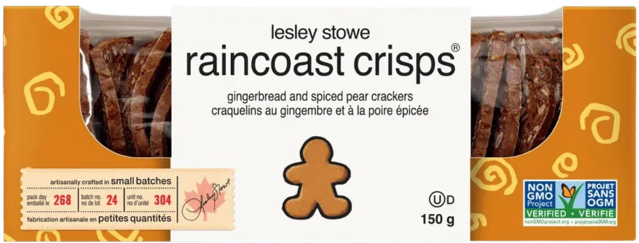 Gingerbread & Spiced Pear Crackers
