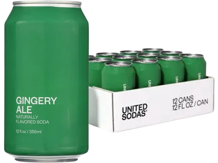 Gingery Ale Sodas (12 Pack)