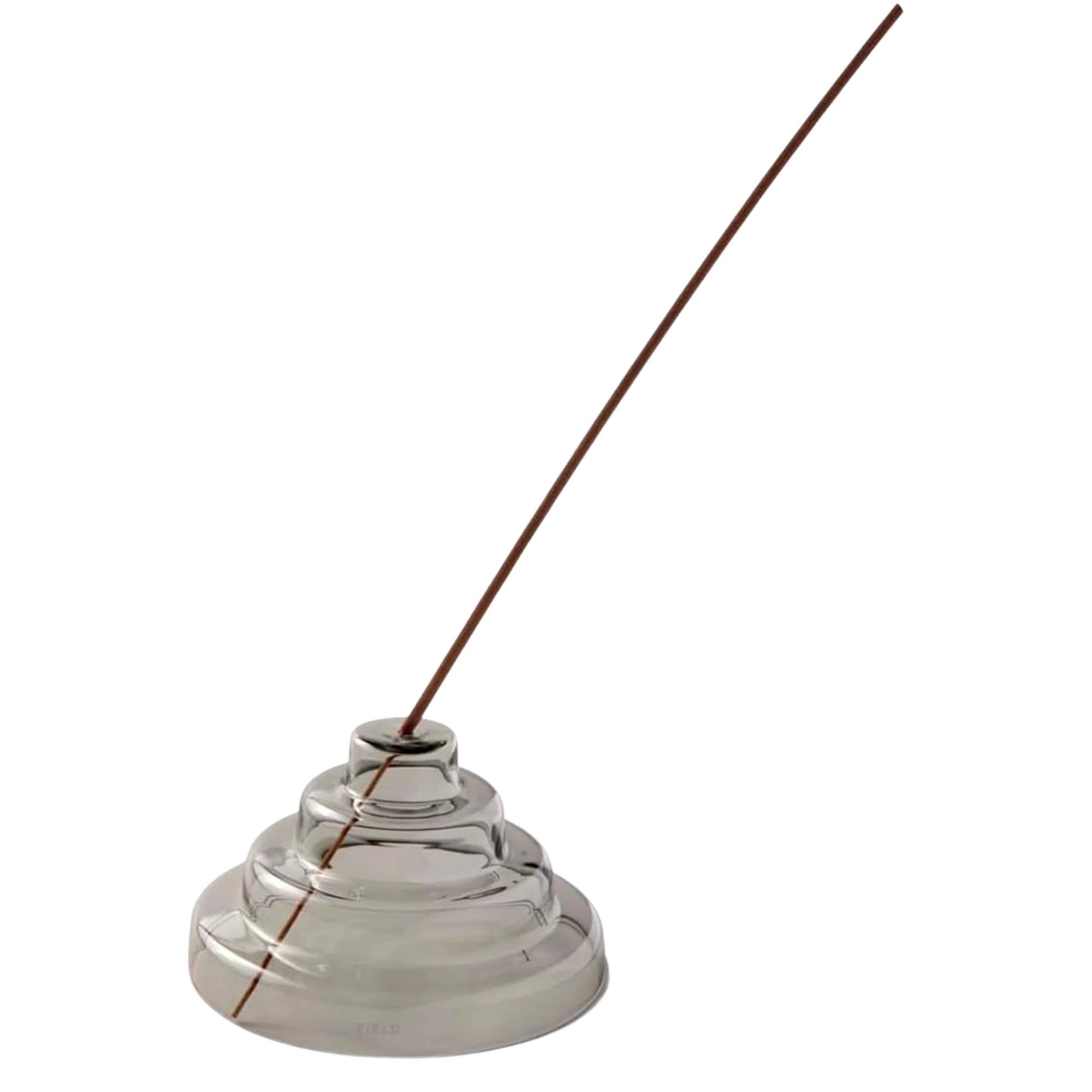 Glass Meso Incense Holder (Gray)