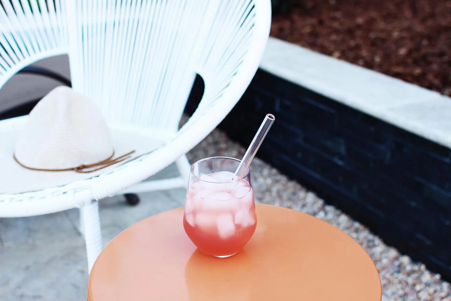 Glass Straw Clear - 8 Inches - Image 2
