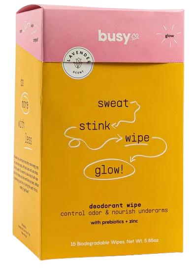 Glow Deodorant Wipes (15 CT)